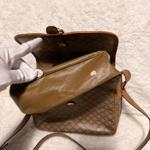 CELINE Macadam Vintage Shoulder Crossbody Bag Adjustable Strap - Picture 16 of 16